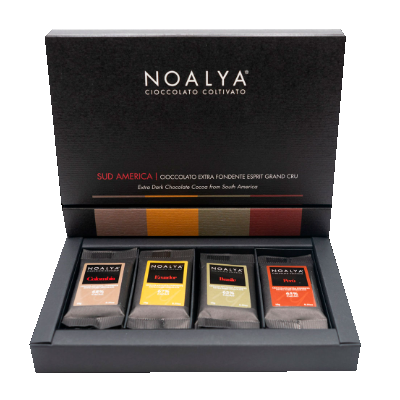Noalya 黑巧克力片裝禮盒（12入）｜南美洲風味精選