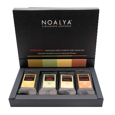Noalya 黑巧克力片裝禮盒（12入）｜委內瑞拉莊園風味精選